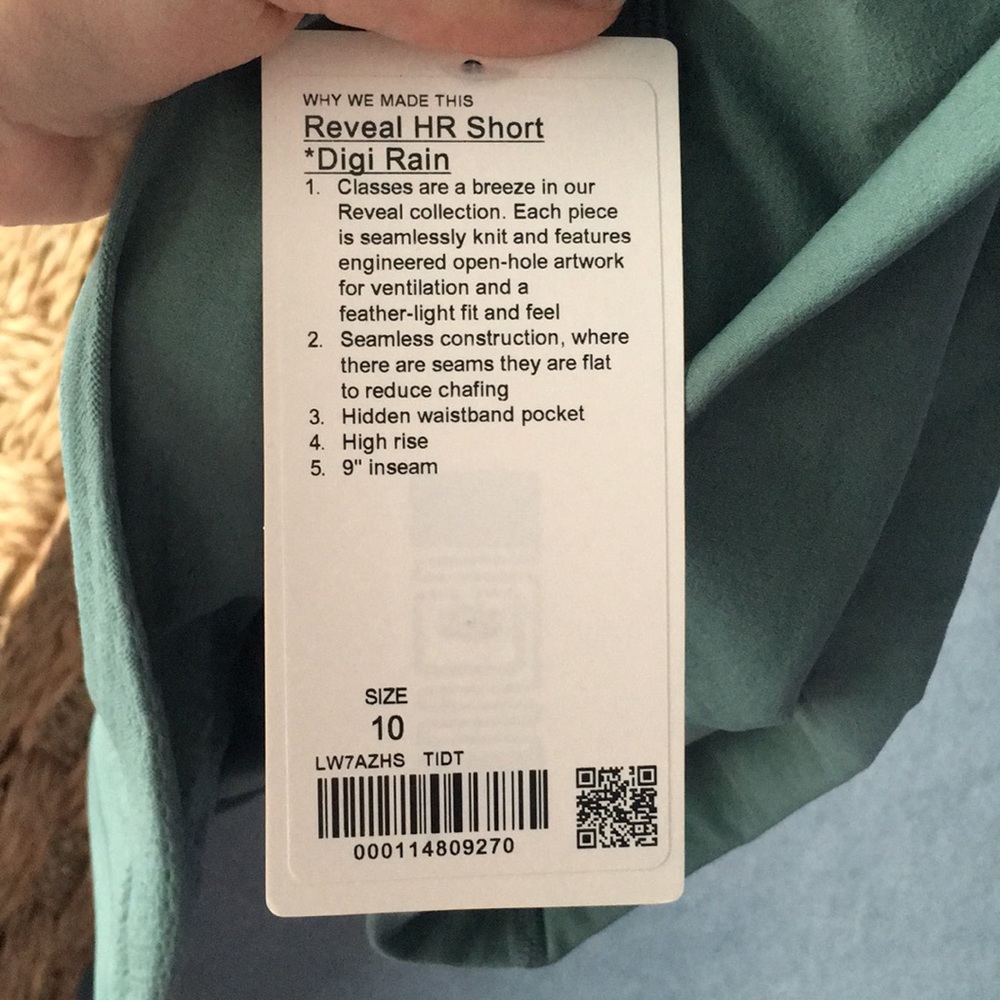 Lululemon Reveal Short Digital Rain Size 10 - Picture 11 of 11